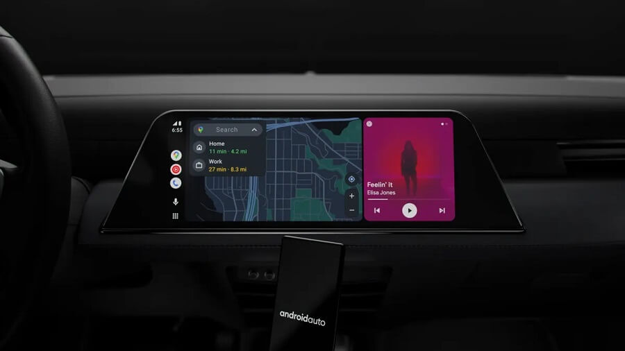 The long-awaited redesign of Android Auto is finally being released at CES (2)