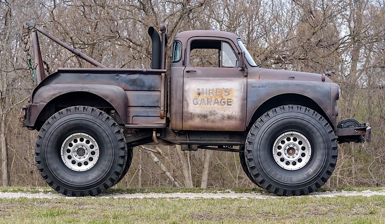 The Impact of 52-Inch Tires on a 1955 Dodge Truck
