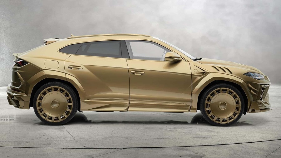 Mansory's Gold Lamborghini Urus is A Dream-Evoking Spectacle (5)