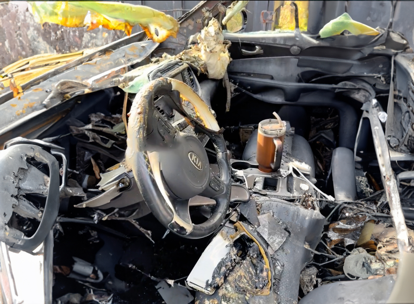 Stanley Tumbler Defies Flames in Kia, Prompts Generous Compensation for Car Owner