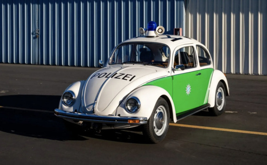 1979 Volkswagen Beetle Police Car Available in Auction