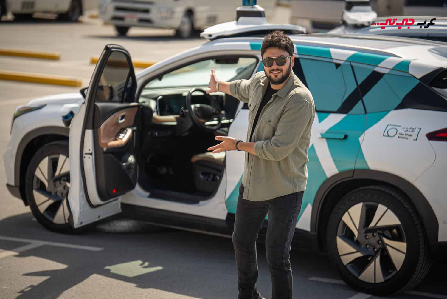 Actual driverless taxi in Abu Dhabi