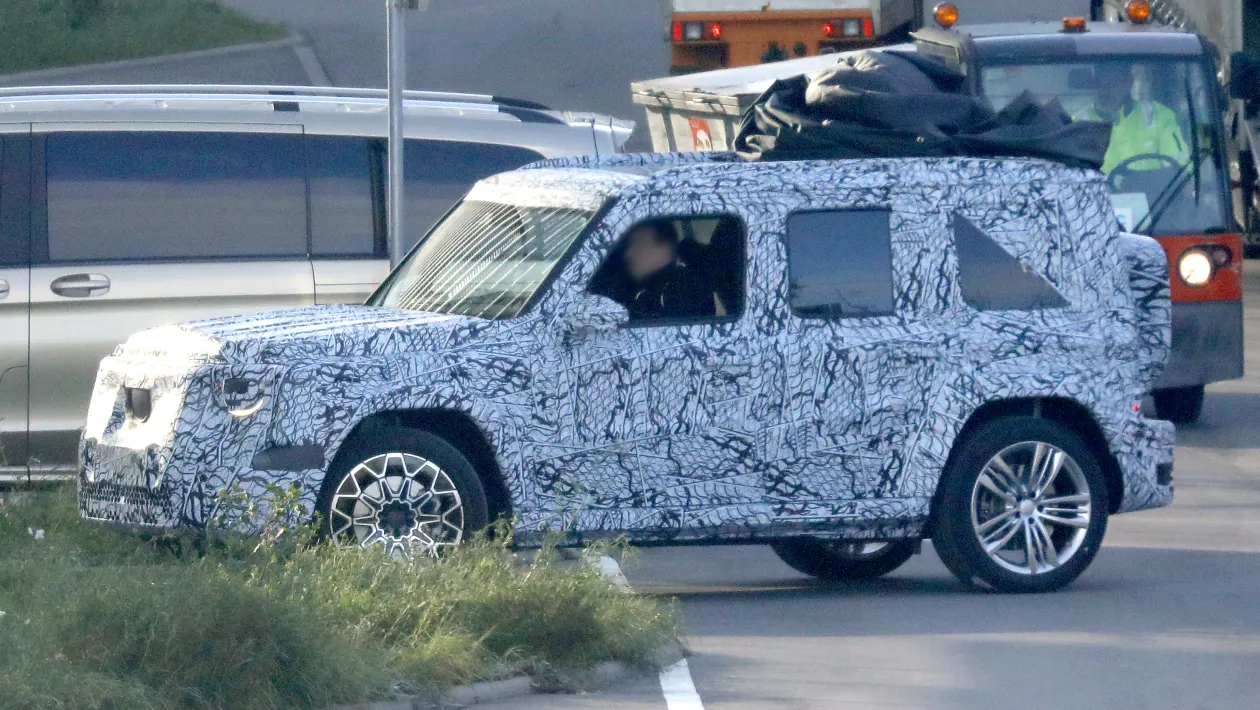baby mercedes g appears in first set of spy shots 4